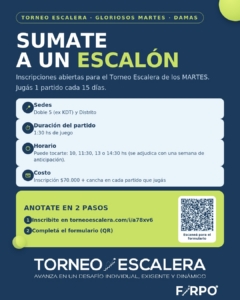 Flyer del torneo